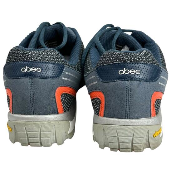 Abeo Axton Men\'s Athletic Shoes Navy and Orange Size 12 main image 6